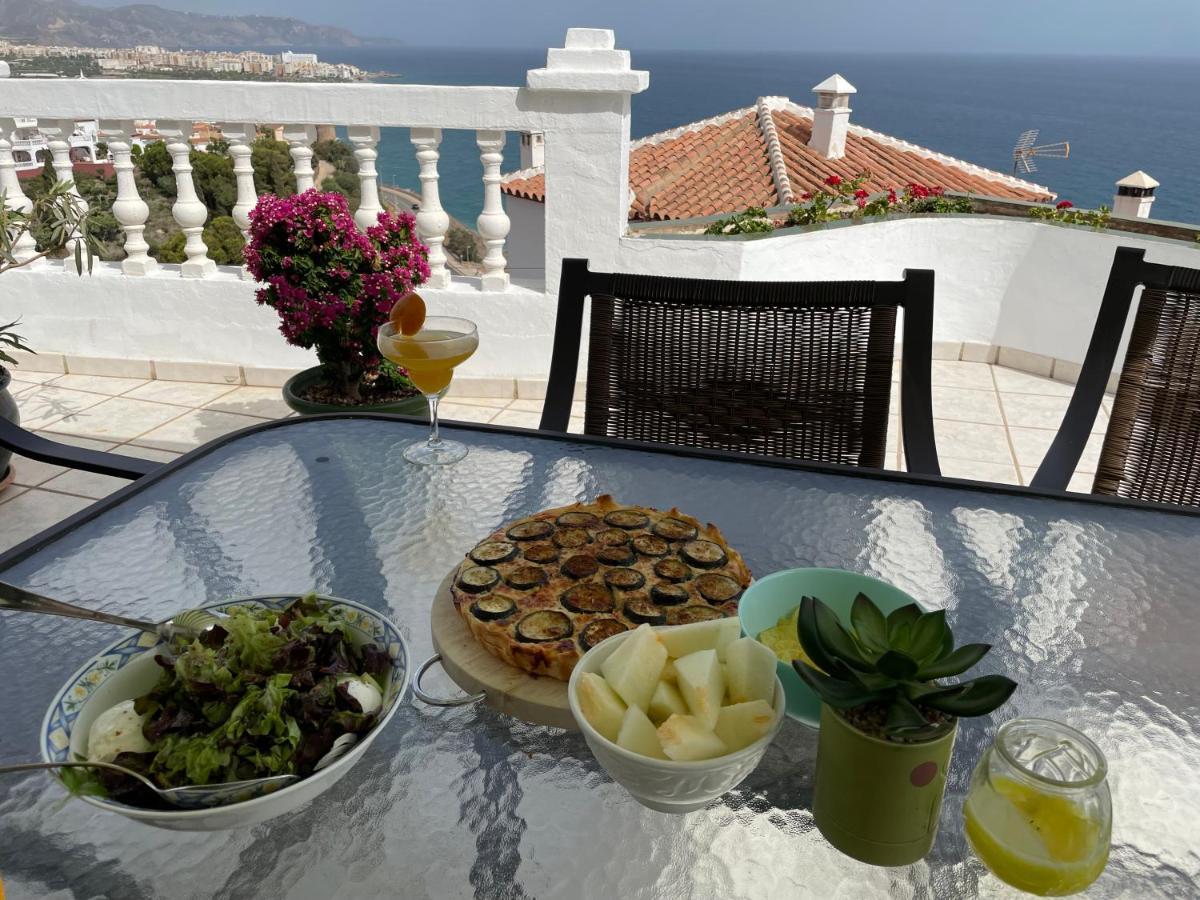 Villa Ladera Panorama - Private Heated Pool Nerja Buitenkant foto